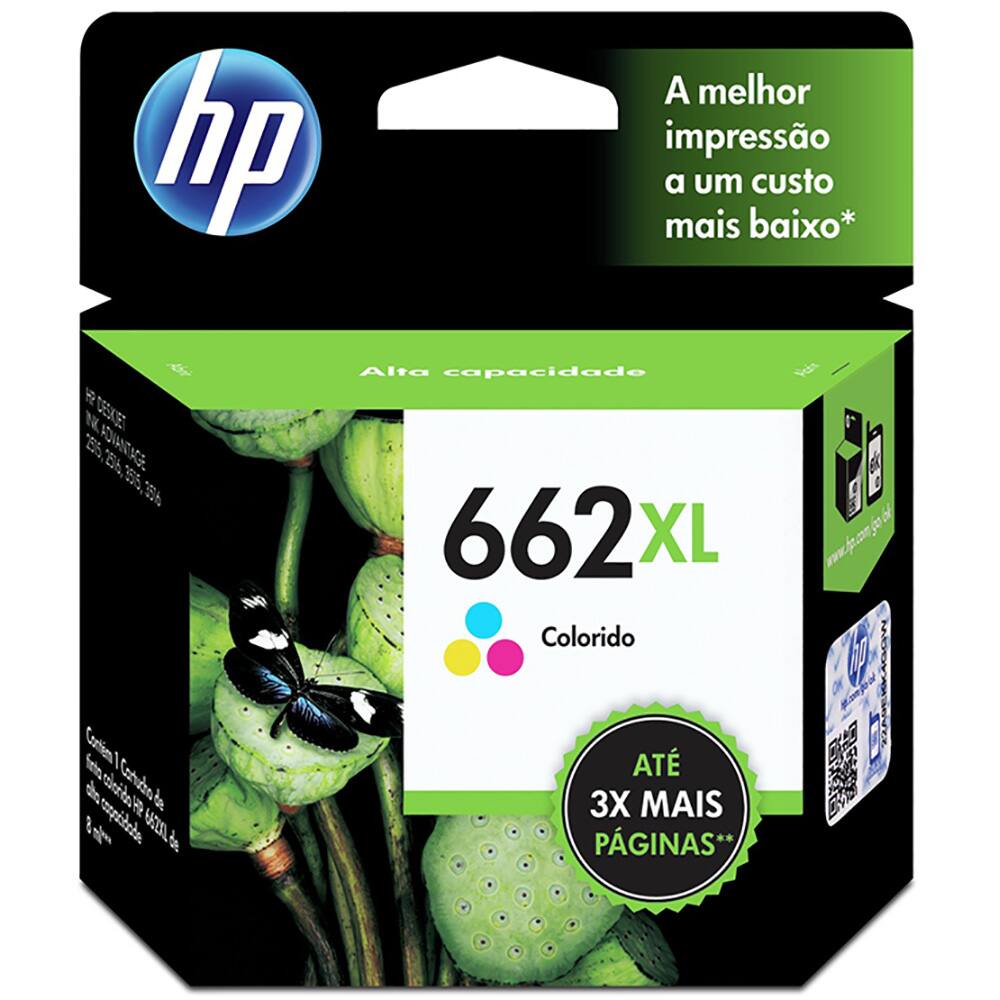 Cartucho de Tinta HP 662XL Color Vencido