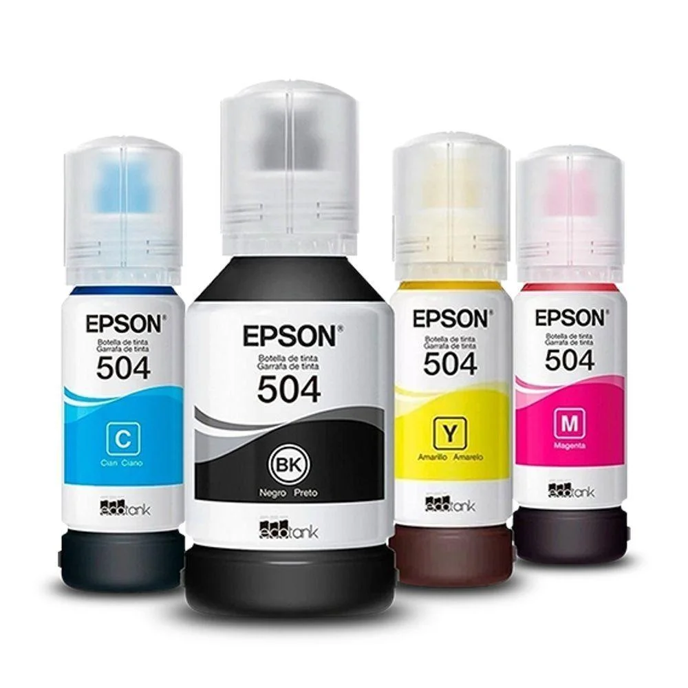 Kit Tinta Compatível Epson EcoTank T504 L4150