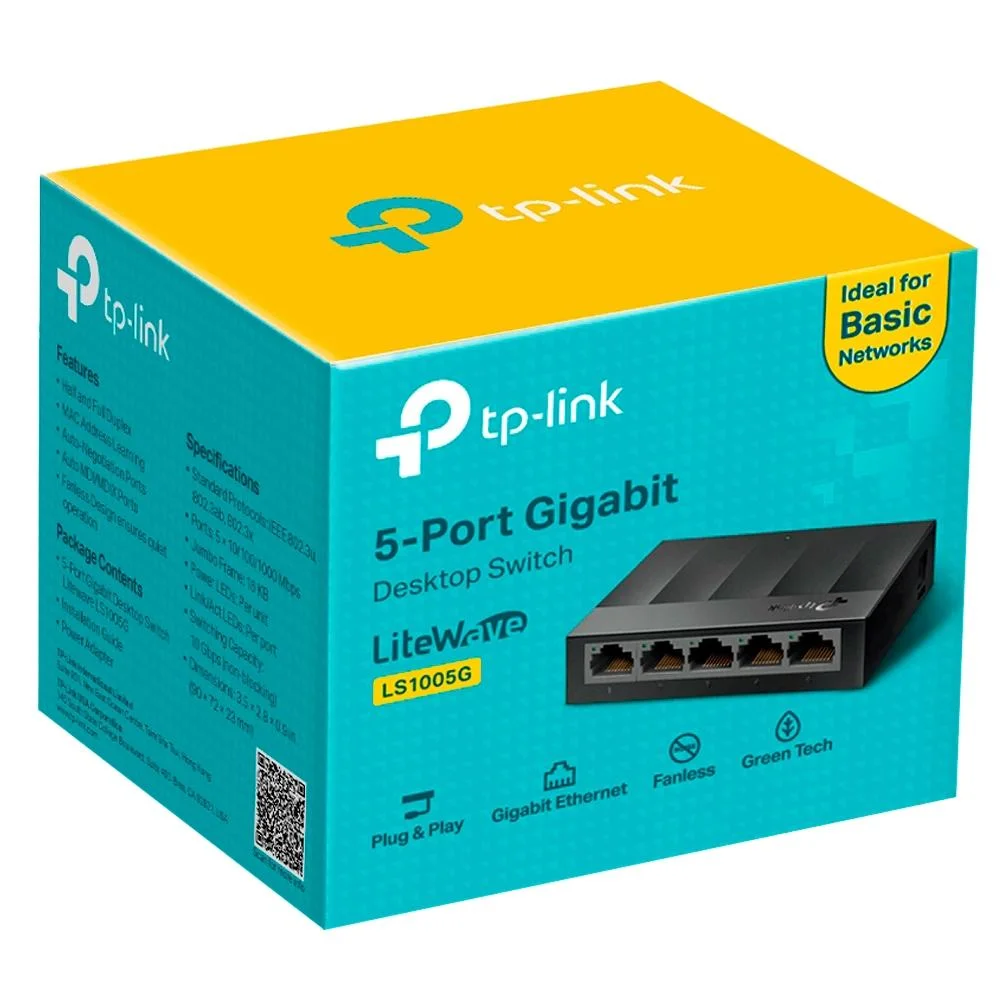 Switch TP-Link 5 Portas 10/100Mbps LS1005